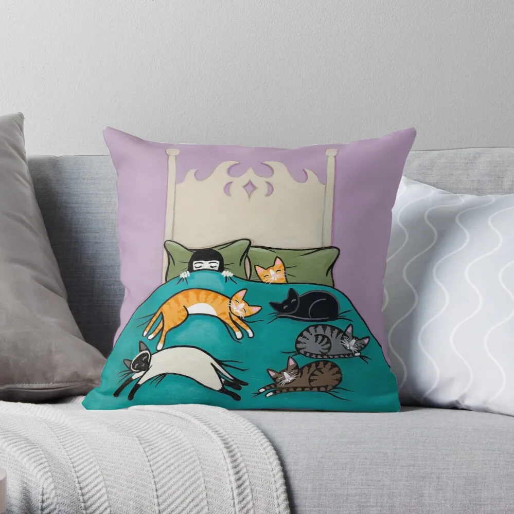 Bed Time with Cats Throw Pillow Pillow Case Polyester Home Decora Pillowcases Throw Pillow Case kussensloop almohada poszewka
Bed Time with Cats Throw Pillow Pillow Case Polyester Home Decora Pillowcases Throw Pillow Case kussensloop almohada poszewka