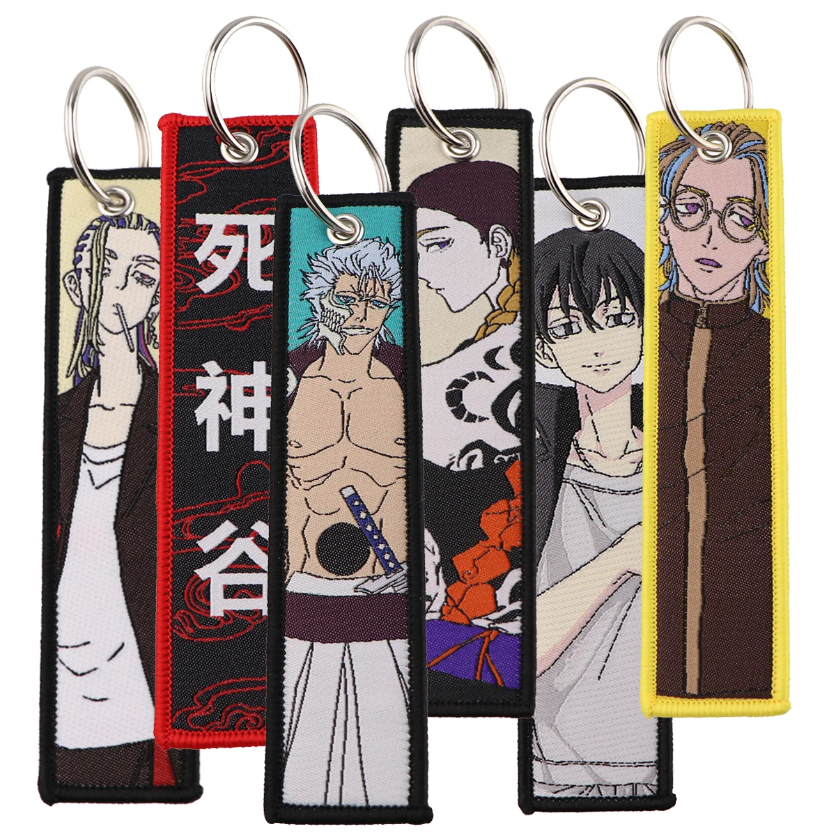Tokyo Revengers Embroidery Key Fobs Keyrings for Motorcycles and Cars Cute Key Tags Gift Anime Things Cosplay Accessories
Tokyo Revengers Embroidery Key Fobs Keyrings for Motorcycles and Cars Cute Key Tags Gift Anime Things Cosplay Accessories