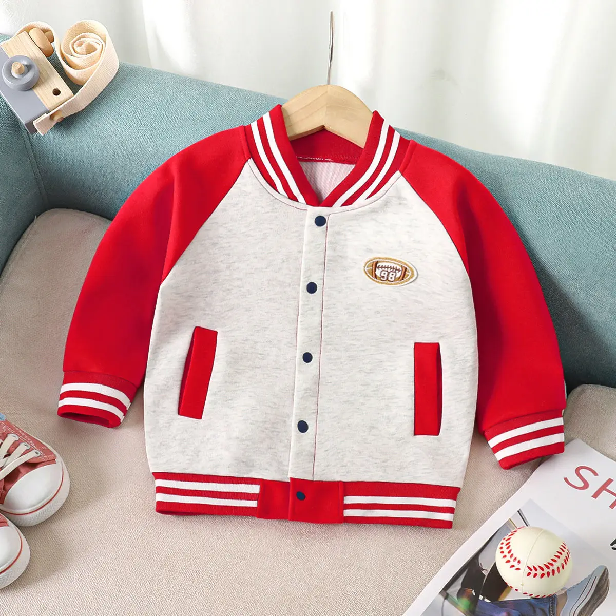 Kids Boy Girl Baseball Jackets Toddler Letter Pattern Patchwork Long Sleeve Buttons Front Coat 2023 Spring Autumn Outerwear
Kids Boy Girl Baseball Jackets Toddler Letter Pattern Patchwork Long Sleeve Buttons Front Coat 2023 Spring Autumn Outerwear