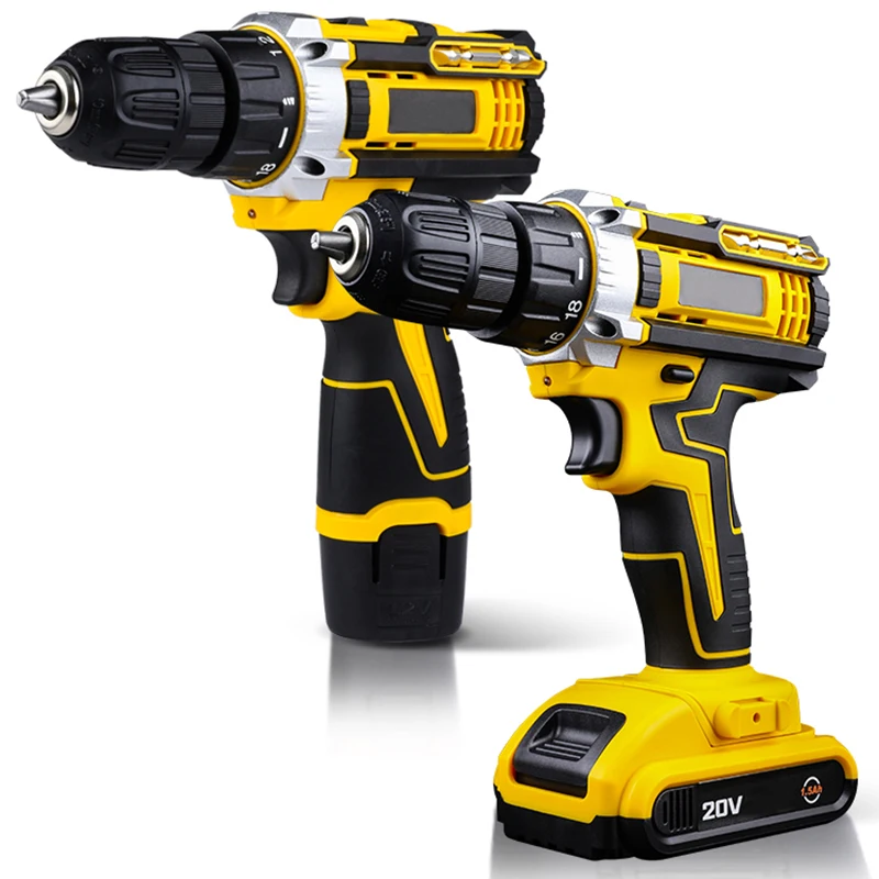 12V 20V Yellow Cordless Drill Electric Screwdriver Mini Wireless Power Driver DC Lithium-Ion Battery 3/8-Inch Maintenance Tools
12V 20V Yellow Cordless Drill Electric Screwdriver Mini Wireless Power Driver DC Lithium-Ion Battery 3/8-Inch Maintenance Tools