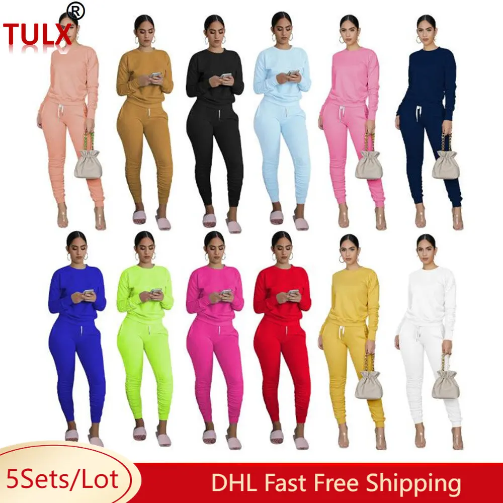 Спортивные костюмы оптом 5 штук, женские осенне-зимние спортивные костюмы, пуловер с длинным рукавом, Свитшот и брюки, комплект из двух предм... 
Спортивные костюмы оптом 5 штук, женские осенне-зимние спортивные костюмы, пуловер с длинным рукавом, Свитшот и брюки, комплект из двух предм...