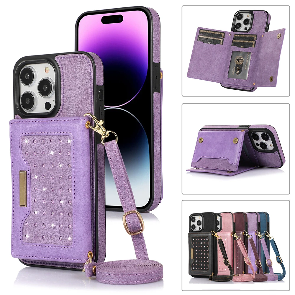 Crossbody Wallet Card Slot Shoulder Strap Case For 14 Plus 13 12 Mini 11 Pro Max X XS XR 7 8 Plus 6 6s Plus Phone Bag Cover
Crossbody Wallet Card Slot Shoulder Strap Case For 14 Plus 13 12 Mini 11 Pro Max X XS XR 7 8 Plus 6 6s Plus Phone Bag Cover