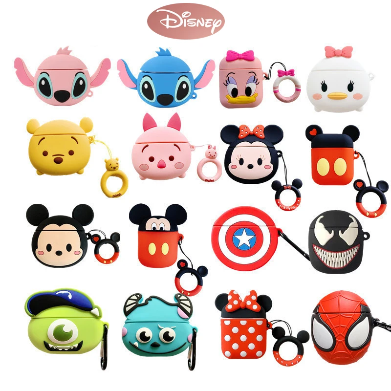 Disney Mickey Silicone Wireless Bluetooth Earbuds Protective Cover Marvel Earphone Case For Airpods 1 2 3 Pro Cartoon Minnie
Disney Mickey Silicone Wireless Bluetooth Earbuds Protective Cover Marvel Earphone Case For Airpods 1 2 3 Pro Cartoon Minnie