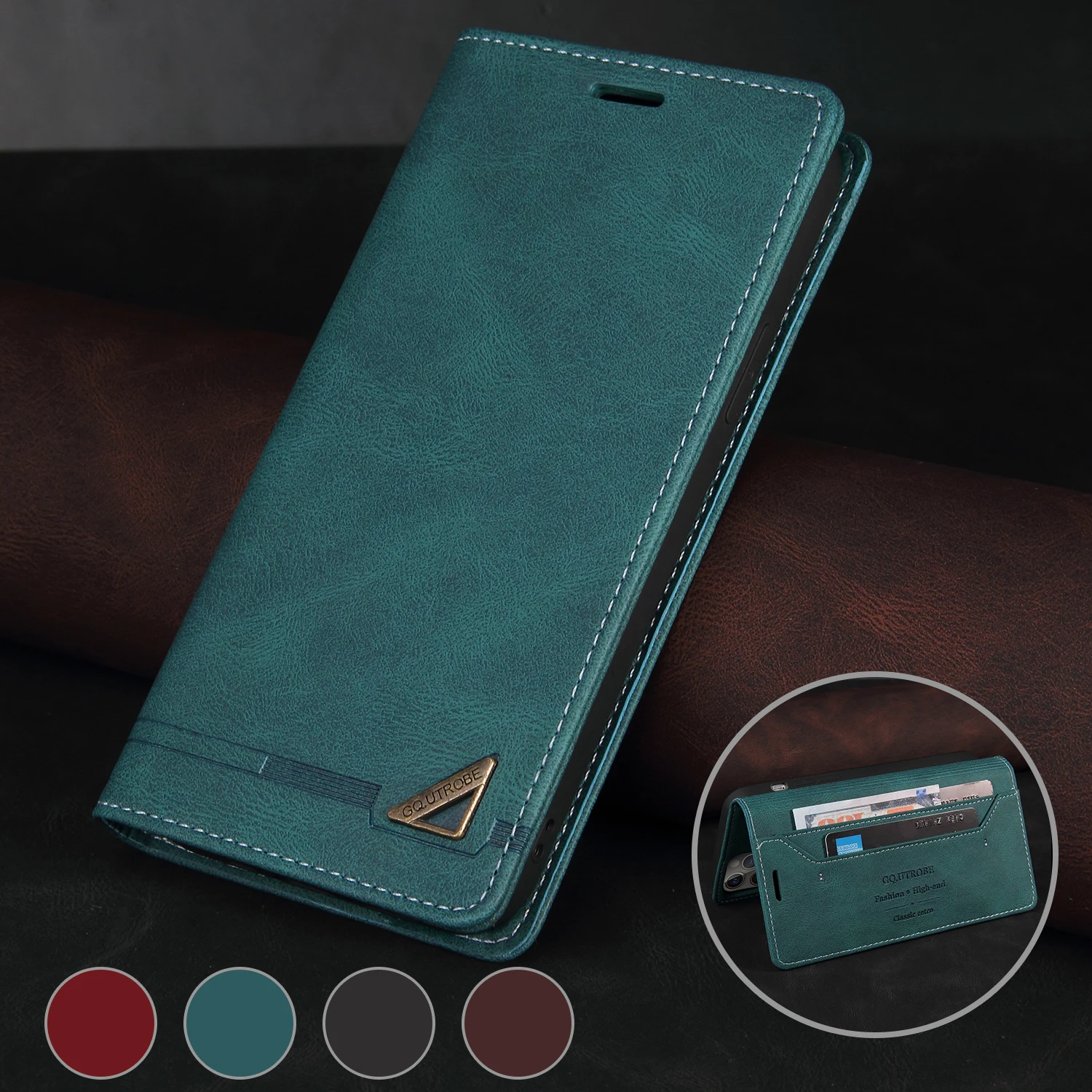 

Anti-theft Leather Wallet Case Cover For Samsung Galaxy A02 A02S A03S A12 A13 A20 A22 A31 A32 A50 A52S A53 A72 A73 A6 A7 A8 2018