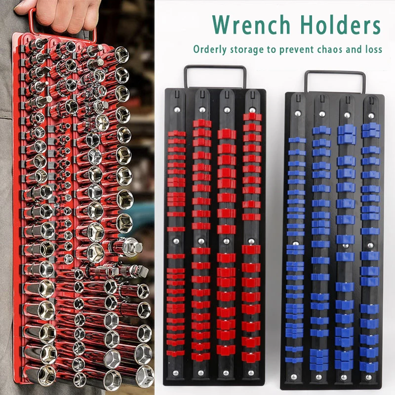 Rail Universal Traight Repair Wrench Plastic Tools Holders 1/4" Socket Wall 3/8" Socket Wrench Organizer Bracket Tools 1/2" Home
Rail Universal Traight Repair Wrench Plastic Tools Holders 1/4" Socket Wall 3/8" Socket Wrench Organizer Bracket Tools 1/2" Home