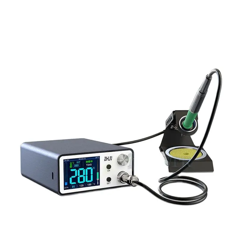 T3A Intelligent Soldering Station Support T12/T245/936 Series Handle Soldering Iron Tips Electric Welding Iron Station
T3A Intelligent Soldering Station Support T12/T245/936 Series Handle Soldering Iron Tips Electric Welding Iron Station