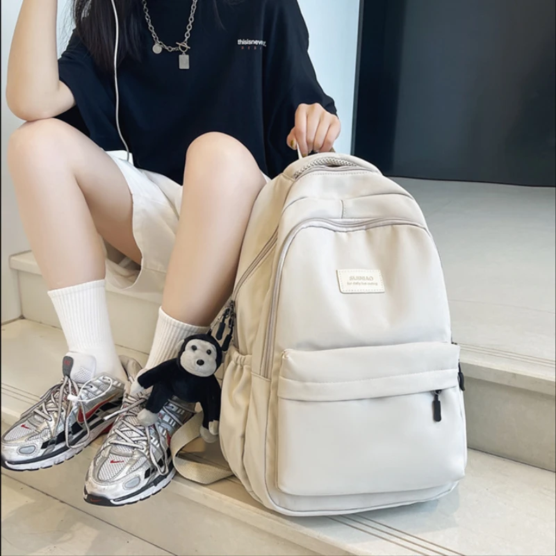 Women's Backpack Solid Color Female Multi-pocket Casual Woman Travel Bag High Quality Schoolbag for Teenage Girl Book Knapsack
Women's Backpack Solid Color Female Multi-pocket Casual Woman Travel Bag High Quality Schoolbag for Teenage Girl Book Knapsack