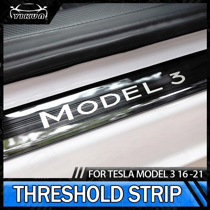 Car Door Sill Car Decor Scuff Plate Carbon Fiber Door Trim Wrap Plate Car Interior Modification Accessories For Tesla MODEL 3/Y
Car Door Sill Car Decor Scuff Plate Carbon Fiber Door Trim Wrap Plate Car Interior Modification Accessories For Tesla MODEL 3/Y