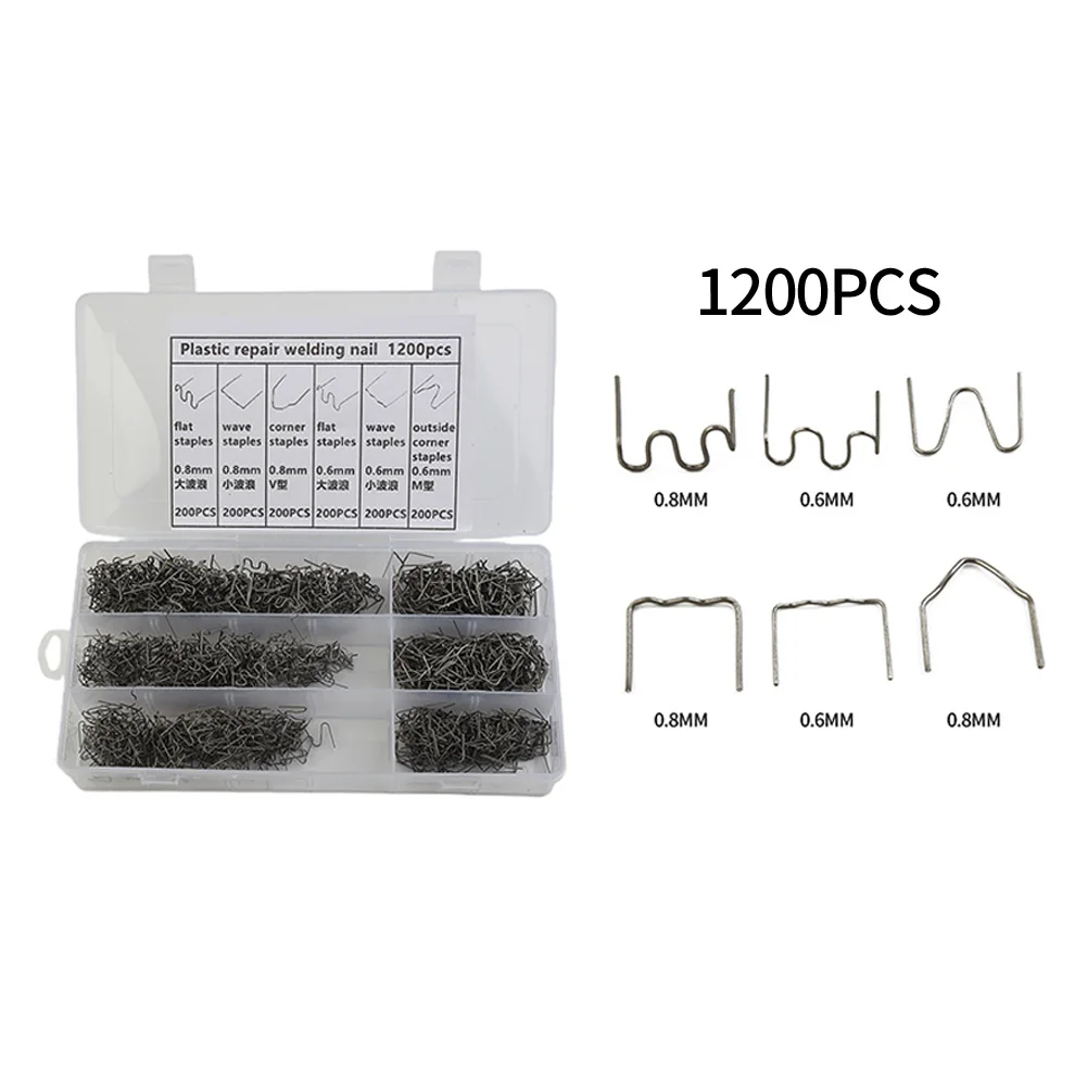 1200Pcs High Quality Hot Staplers For Plastic Welding Car Bumper Repair Stainless Steel 304 Staples For Repair Welding Tool
1200Pcs High Quality Hot Staplers For Plastic Welding Car Bumper Repair Stainless Steel 304 Staples For Repair Welding Tool