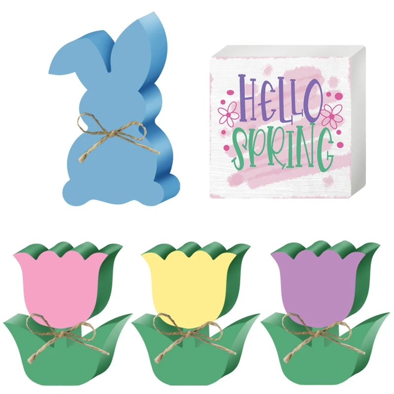 Easter Spring Wood Ornament Cute Bunny Flower Decor Happy Easter Party Supplies B03E
Easter Spring Wood Ornament Cute Bunny Flower Decor Happy Easter Party Supplies B03E