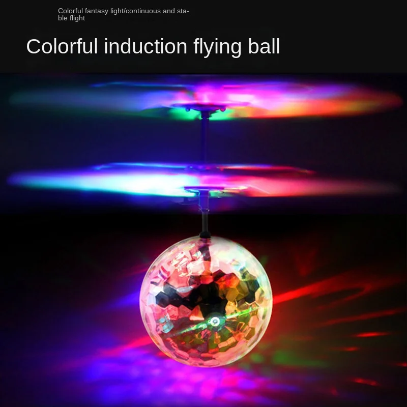 

Colorful Mini Shinning LED Drone Light Crystal Ball Induction Quadcopter Aircraft Drone Flying Ball Helicopter Kids Toys