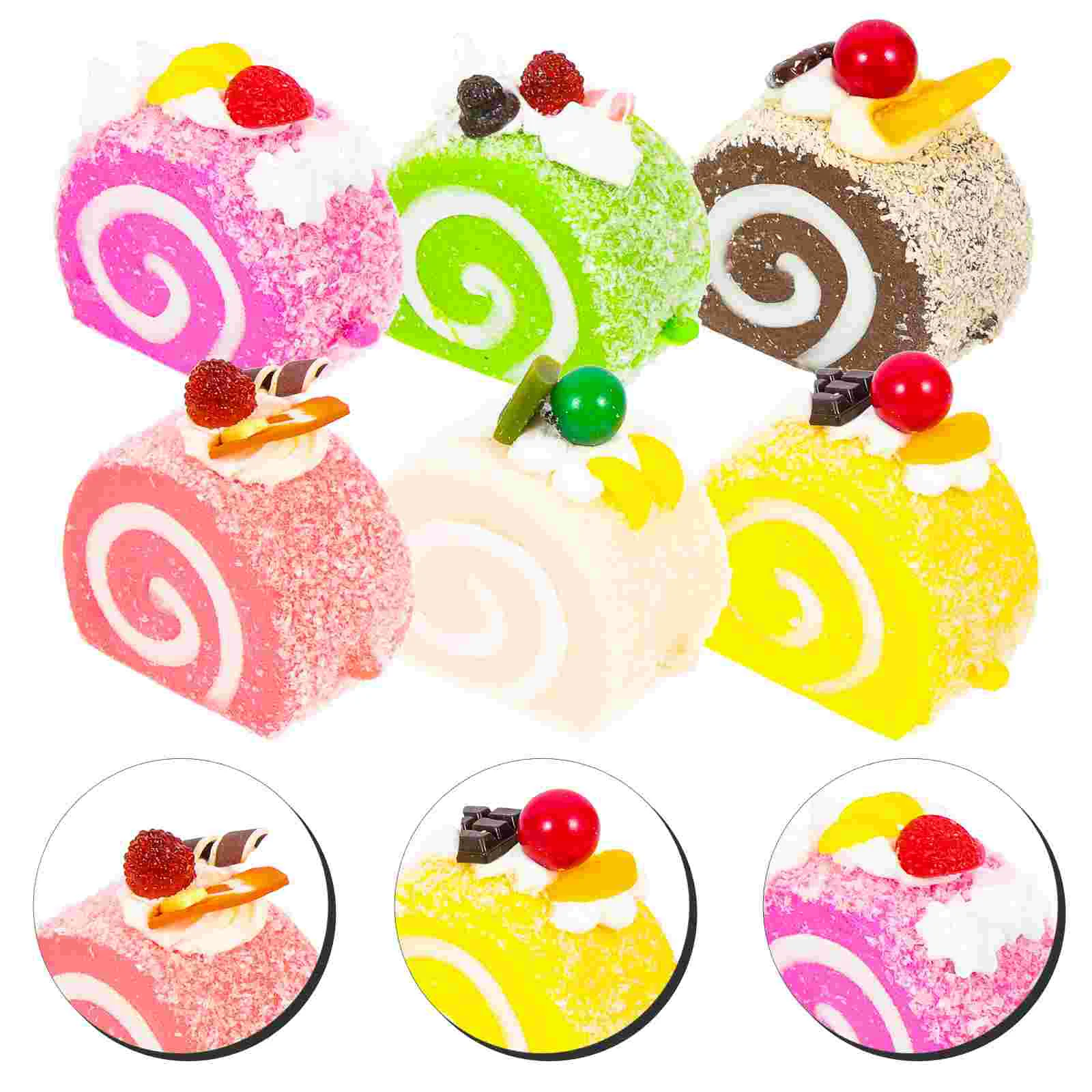 6Pcs Showcase Displaying Household Simulated Rolls Bakery Models Small Cake Statues for Bakery Decor Home
6Pcs Showcase Displaying Household Simulated Rolls Bakery Models Small Cake Statues for Bakery Decor Home