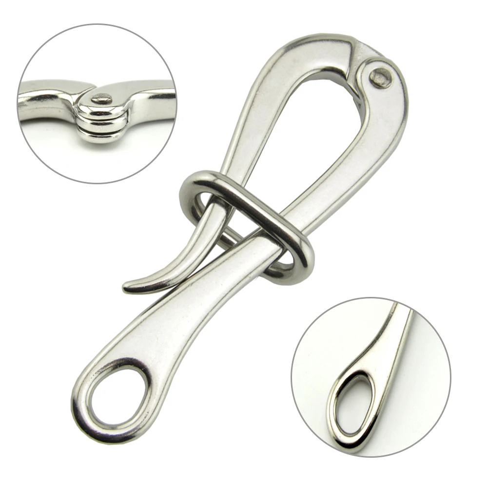1Pcs Durable 147mm 316 Stainless Steel Pelican Hook Quick Release Link Canoeing Rafting Kayaking Acces In The Marine / Nautical
1Pcs Durable 147mm 316 Stainless Steel Pelican Hook Quick Release Link Canoeing Rafting Kayaking Acces In The Marine / Nautical