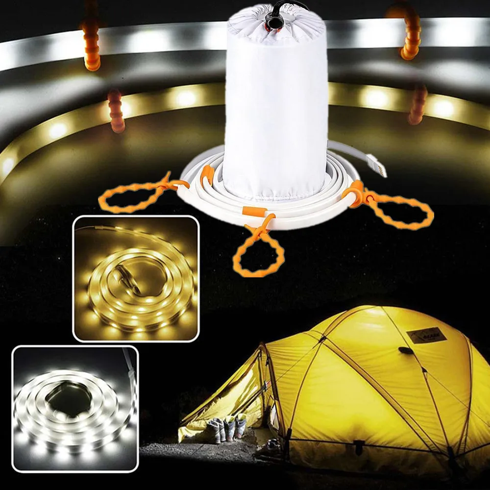 led strip Outdoor Tent Lamp Portable USB plug Waterproof Camping Warm White led light DC5V Rope Light Lantern Lights 1m 1.5m
led strip Outdoor Tent Lamp Portable USB plug Waterproof Camping Warm White led light DC5V Rope Light Lantern Lights 1m 1.5m