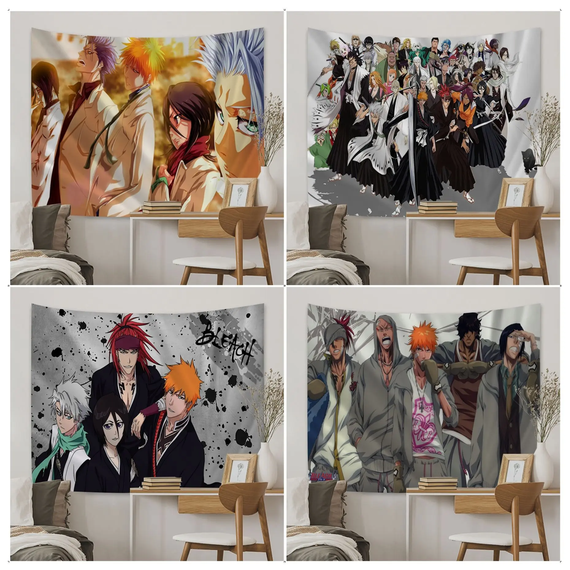 Japanese Bleach Anime Colorful Tapestry Wall Hanging Art Science Fiction Room Home Decor Wall Art Decor
Japanese Bleach Anime Colorful Tapestry Wall Hanging Art Science Fiction Room Home Decor Wall Art Decor