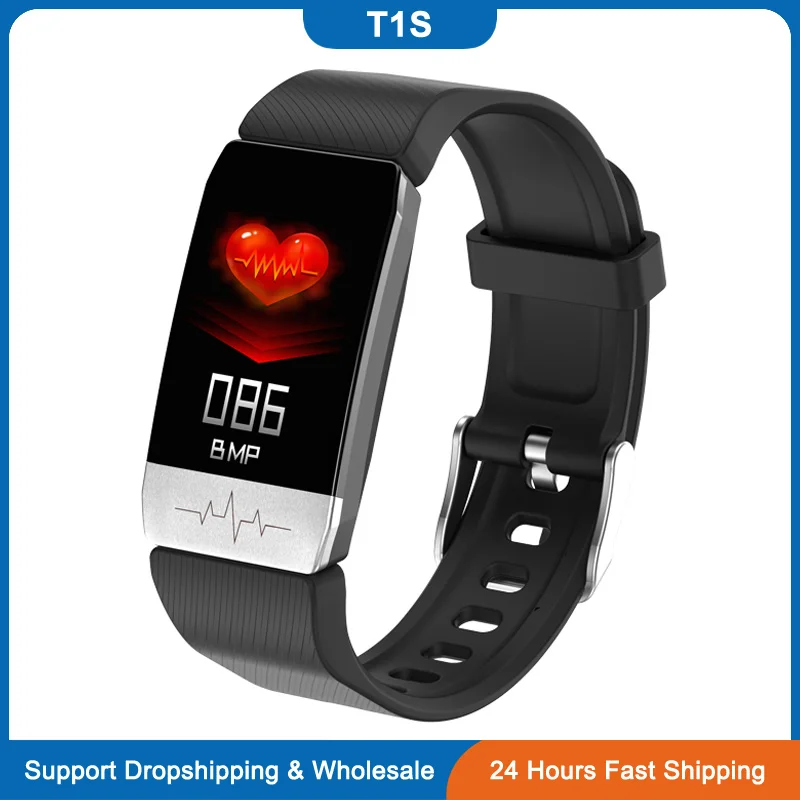 T1S Smart Watch Band With Temperature Measure ECG Heart Rate Blood Pressure Monitor Weather Forecast Drinking Remind Smartwatch
T1S Smart Watch Band With Temperature Measure ECG Heart Rate Blood Pressure Monitor Weather Forecast Drinking Remind Smartwatch