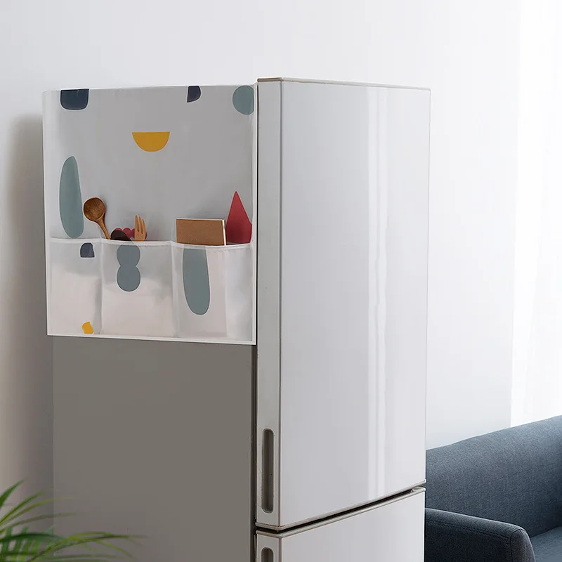 Household Refrigerator Dust Cover With Hanging Bag Waterproof Storage Bag Printing Mini Multifunctional Refrigerator Cover
Household Refrigerator Dust Cover With Hanging Bag Waterproof Storage Bag Printing Mini Multifunctional Refrigerator Cover