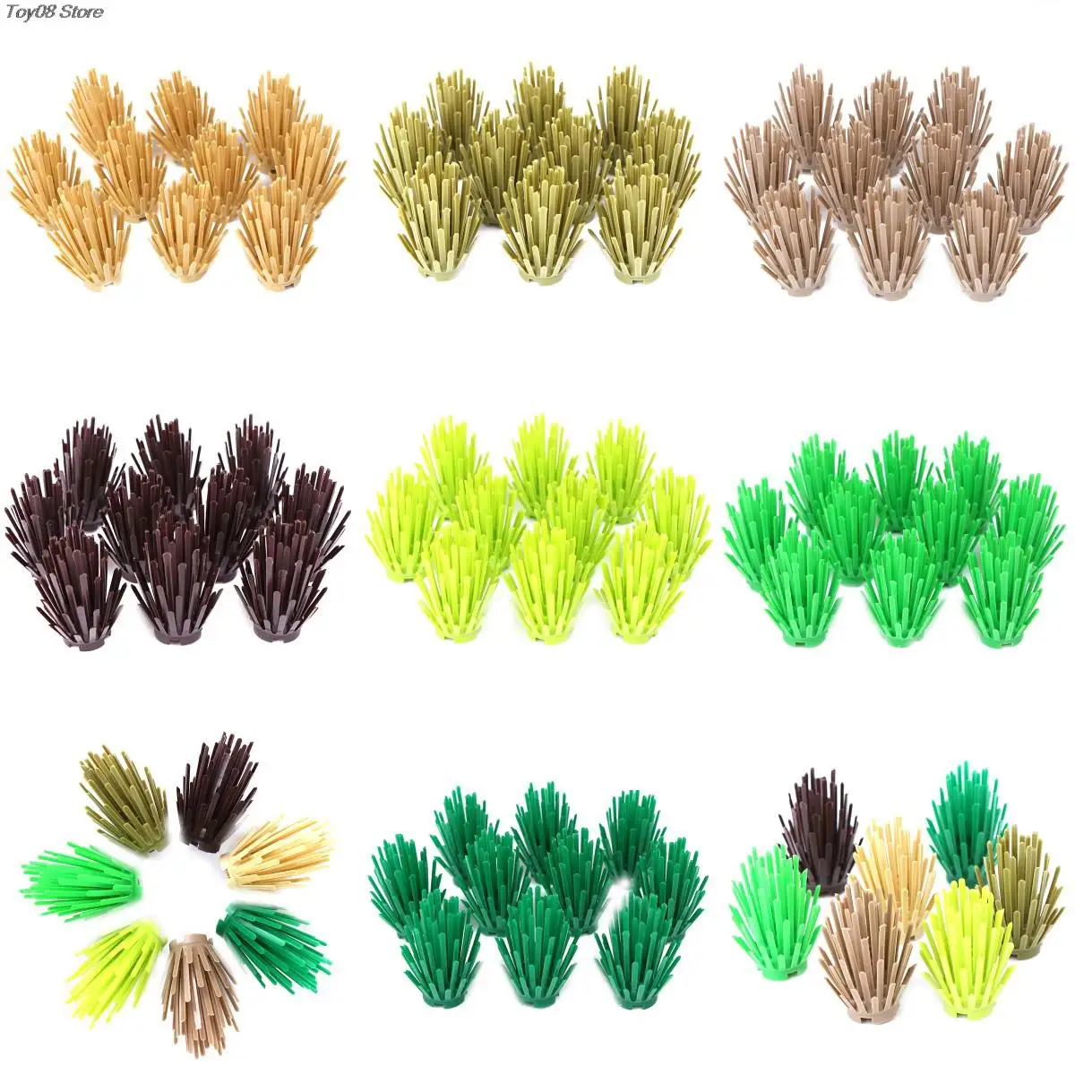 10pcs/Lot Bush Trees Green Grass Building Bricks Plants Blocks City Parts Figures Accessories Assemble Bkock
10pcs/Lot Bush Trees Green Grass Building Bricks Plants Blocks City Parts Figures Accessories Assemble Bkock