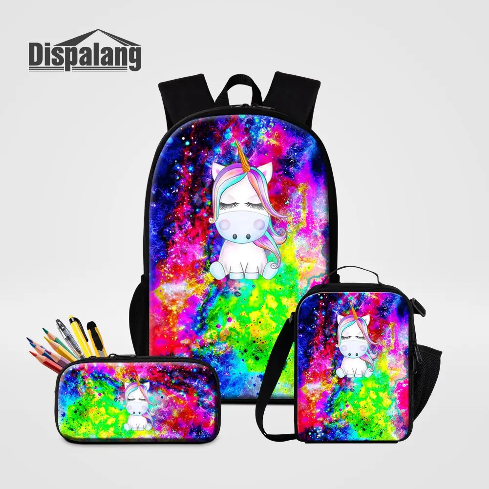 Universe Space Unicorn Designer School Bags Pencil Bag Lunchbox For Primary Students Children Fashion 3 PCS Set Backpack Bagpack
Universe Space Unicorn Designer School Bags Pencil Bag Lunchbox For Primary Students Children Fashion 3 PCS Set Backpack Bagpack