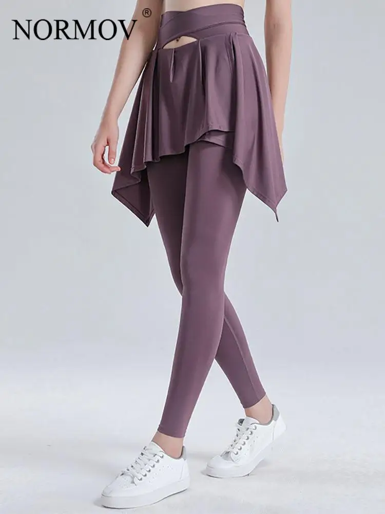 NORMOV Seamless Women Leggings Fitness High Waist Pocket Pants Fake Two Pieces Skirt Clothing Legging Female Culottes Leggings
NORMOV Seamless Women Leggings Fitness High Waist Pocket Pants Fake Two Pieces Skirt Clothing Legging Female Culottes Leggings