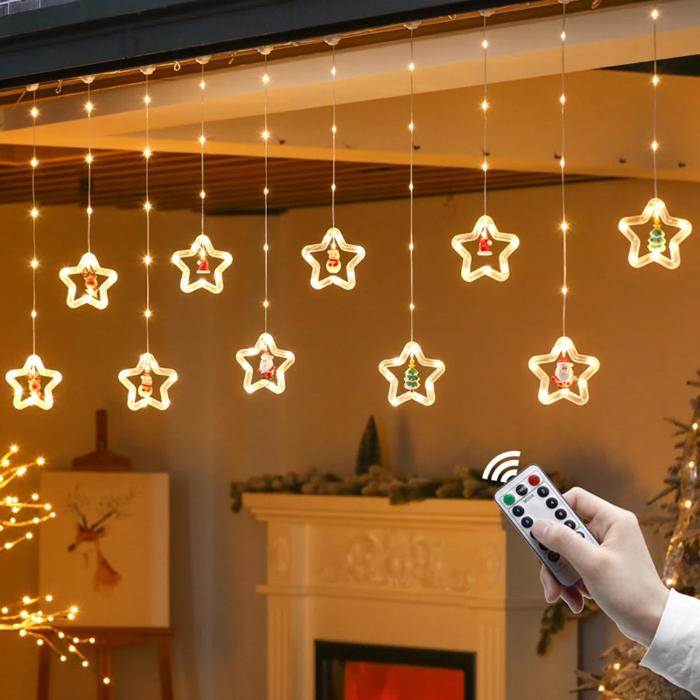 120led Christmas Lamp Twinkle Garlands 8 Mode Fairy Garland String Lights Easy Installation for Home Bedroom Tree Birthday Decor
120led Christmas Lamp Twinkle Garlands 8 Mode Fairy Garland String Lights Easy Installation for Home Bedroom Tree Birthday Decor