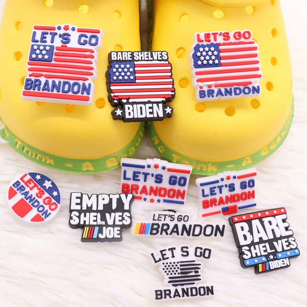 Good Quality 1pcs PVC Shoe Charms American Style English Slogan Accessories Kids Shoe Ornaments For Croc Jibz DIY Party Gift
Good Quality 1pcs PVC Shoe Charms American Style English Slogan Accessories Kids Shoe Ornaments For Croc Jibz DIY Party Gift