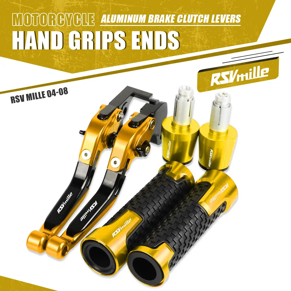 Motorcycle Aluminum Adjustable Brake Clutch Levers Handlebar Hand Grips ends For APRILIA RSV MILLE 2004 2005 2006 2007 2008
Motorcycle Aluminum Adjustable Brake Clutch Levers Handlebar Hand Grips ends For APRILIA RSV MILLE 2004 2005 2006 2007 2008