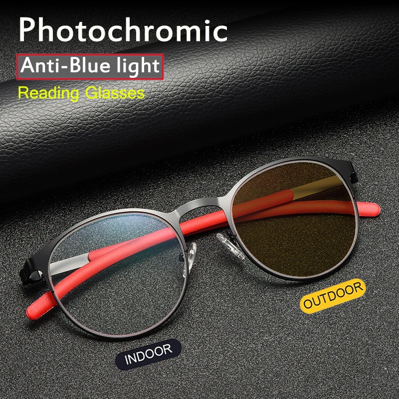 Sun Transition Photochromic Reading Glasses Men Resin Lense Women Sunshade Eyewear Anti-Blue Ray Business Eyeglasses Outdoor 
Sun Transition Photochromic Reading Glasses Men Resin Lense Women Sunshade Eyewear Anti-Blue Ray Business Eyeglasses Outdoor