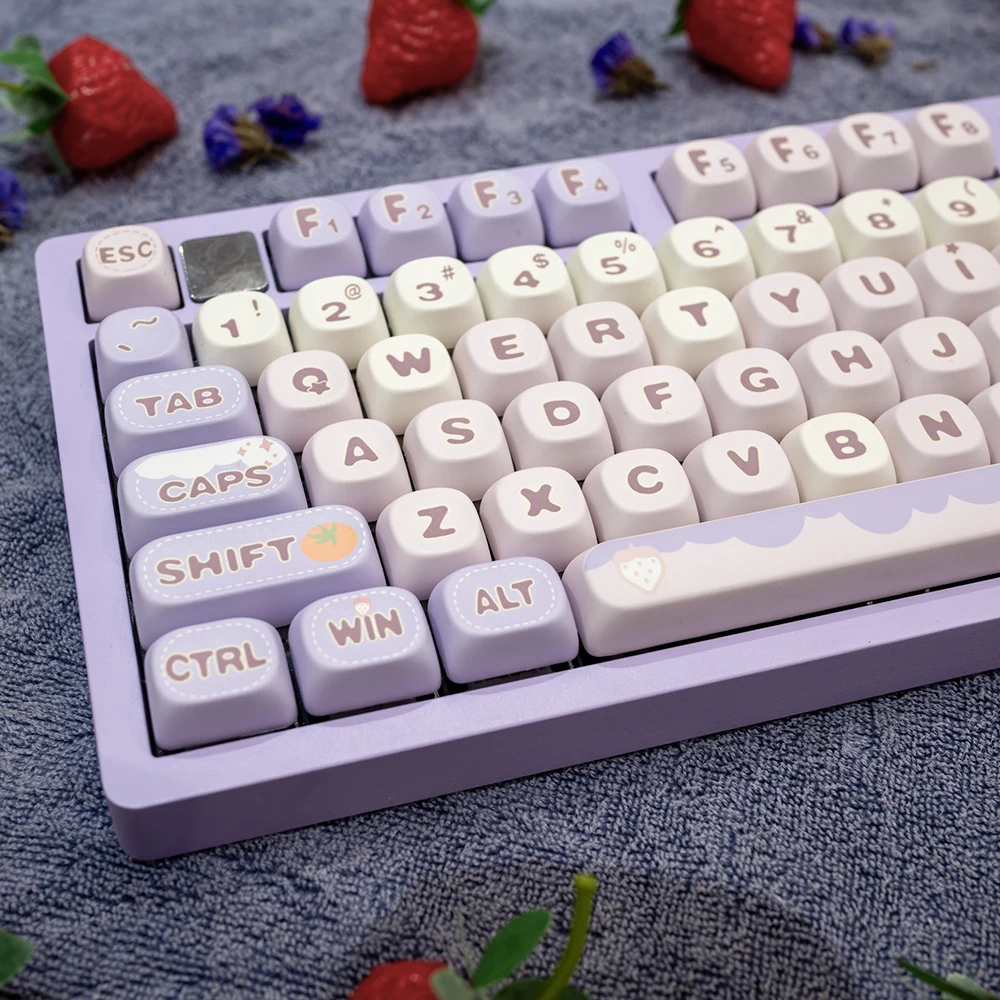 140 Keys Taro Purple PBT Keycaps MOA Profile PBT Dye Sub Key caps for 61/87/104 Cherry MX Switch Gaming Mechanical Keyboard
140 Keys Taro Purple PBT Keycaps MOA Profile PBT Dye Sub Key caps for 61/87/104 Cherry MX Switch Gaming Mechanical Keyboard