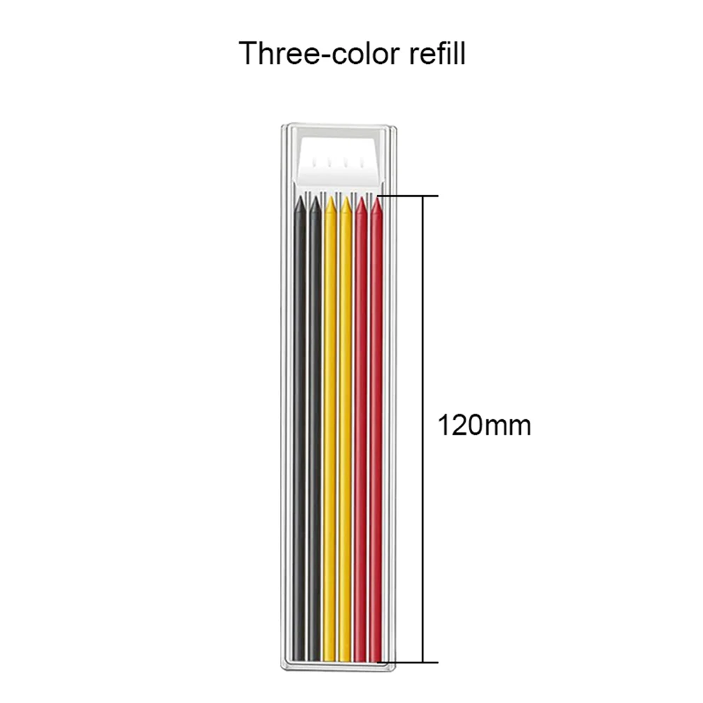 3pcs Carpenter Pencil With Refill Leads And Built-in Sharpener For Deep Hole Marker Or Marking Through Holes
3pcs Carpenter Pencil With Refill Leads And Built-in Sharpener For Deep Hole Marker Or Marking Through Holes
