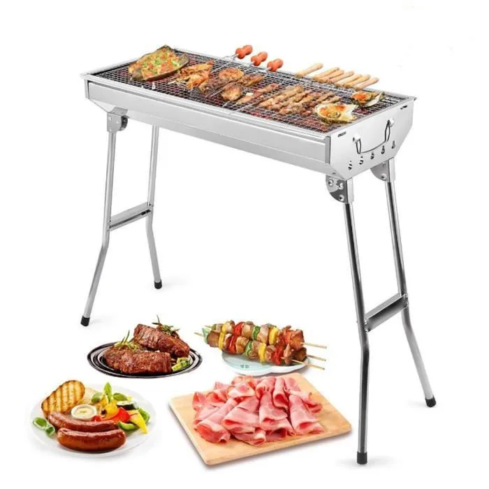 Foldable Stainless Steel BBQ GrillS Portable Outdoor Camping Bread Toaster GrillS Thickened Camping Picnic Stove BBQ Grills HWC 
Foldable Stainless Steel BBQ GrillS Portable Outdoor Camping Bread Toaster GrillS Thickened Camping Picnic Stove BBQ Grills HWC
