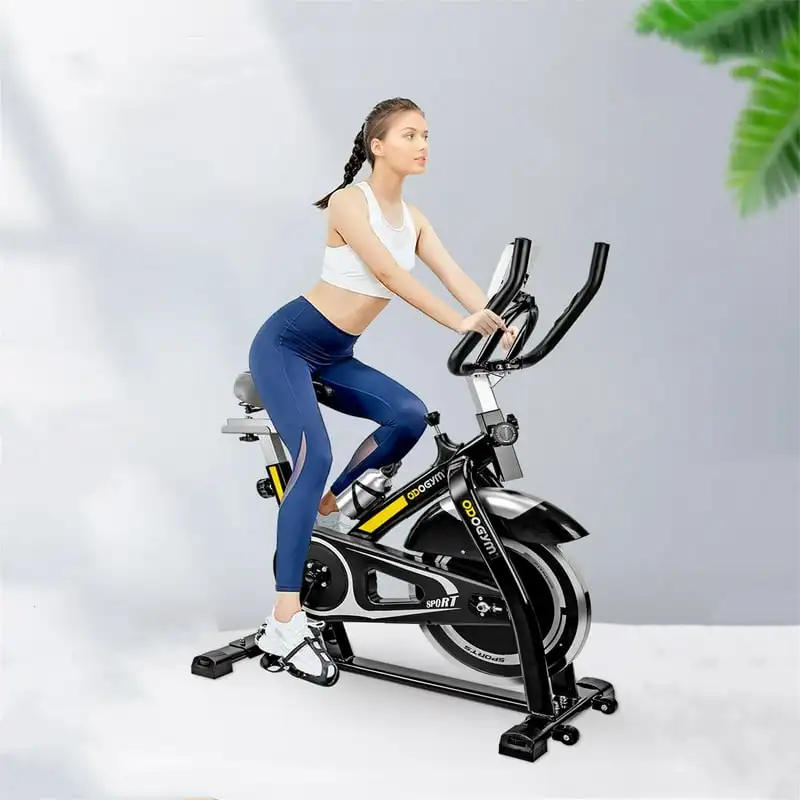 

Велосипедный Стационарный Велотренажер с магнитным сопротивлением, Фитнес-цикл для домашнего тренажерного зала, кардио-спорта, объем 330 фунтов