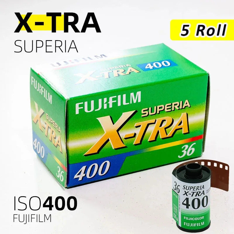 5 рулонов Fujifilm Superia X-TRA 400 фотопленка 36 экспозиций в рулоне 35 мм Iso 400 135 негативная пленка-Срок годности: 2024
5 рулонов Fujifilm Superia X-TRA 400 фотопленка 36 экспозиций в рулоне 35 мм Iso 400 135 негативная пленка-Срок годности: 2024