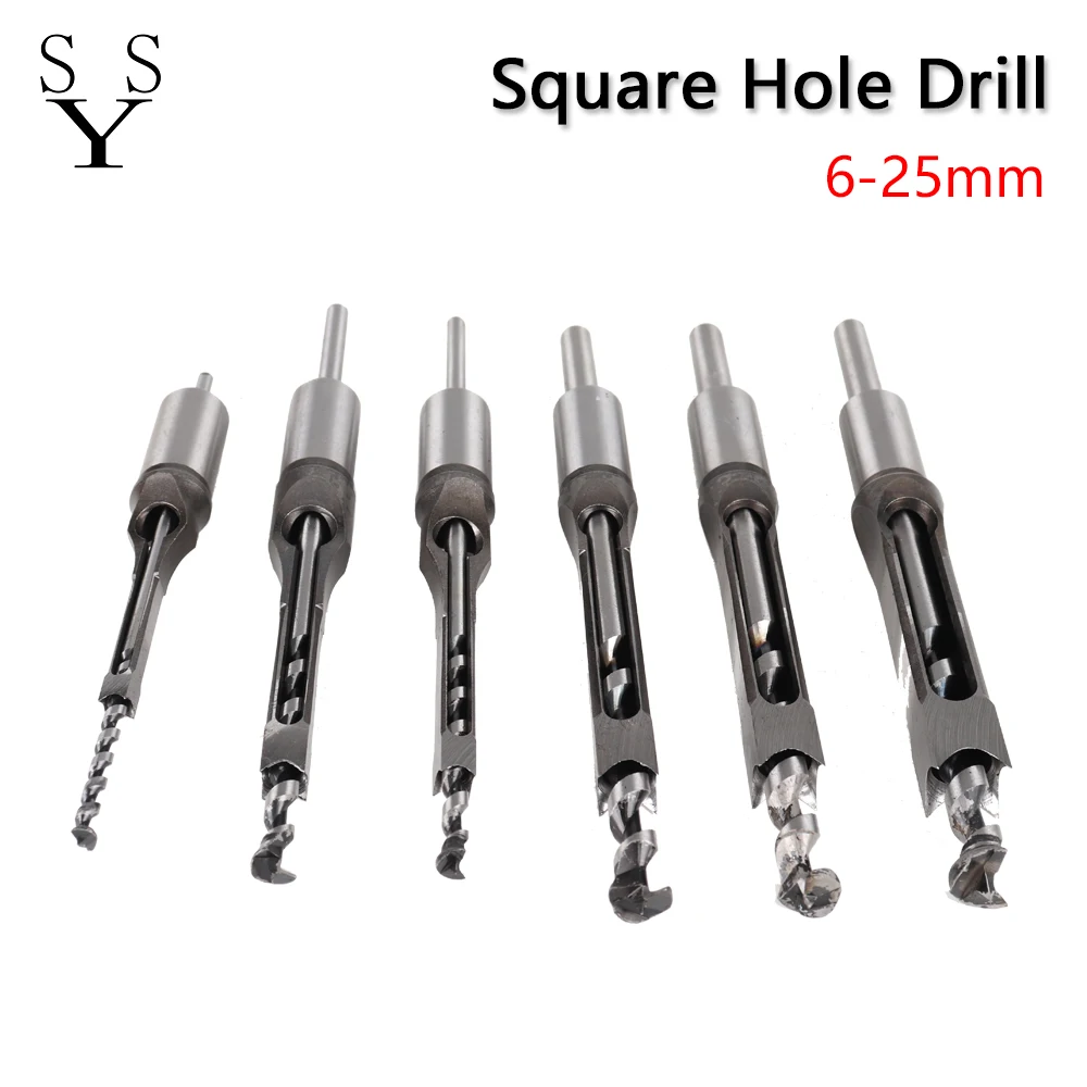 1Pcs 6-25mm HSS Twist Square Hole Drill Bits Auger Mortising Chisel Extended Saw for Woodworking Tools
1Pcs 6-25mm HSS Twist Square Hole Drill Bits Auger Mortising Chisel Extended Saw for Woodworking Tools