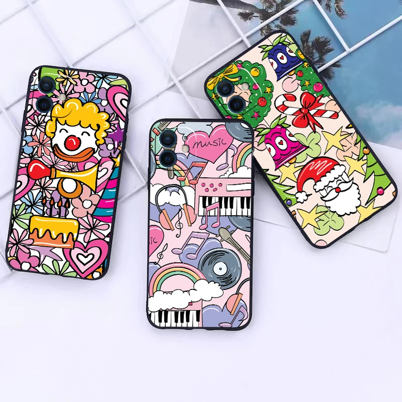 Funny cartoon pattern phone Case For IPhone 13 12 11 Pro Max Mini SE XR X XS Max 8Plus 7plus 6 6S New Shell phone Case
Funny cartoon pattern phone Case For IPhone 13 12 11 Pro Max Mini SE XR X XS Max 8Plus 7plus 6 6S New Shell phone Case