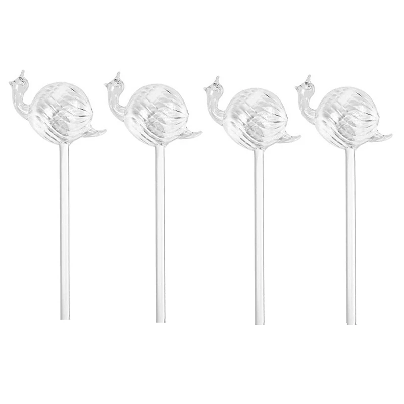 4Piece Snail Shape Glass Plant Flower Water Feeder Automatic Drip Irrigation Device Transparent
4Piece Snail Shape Glass Plant Flower Water Feeder Automatic Drip Irrigation Device Transparent