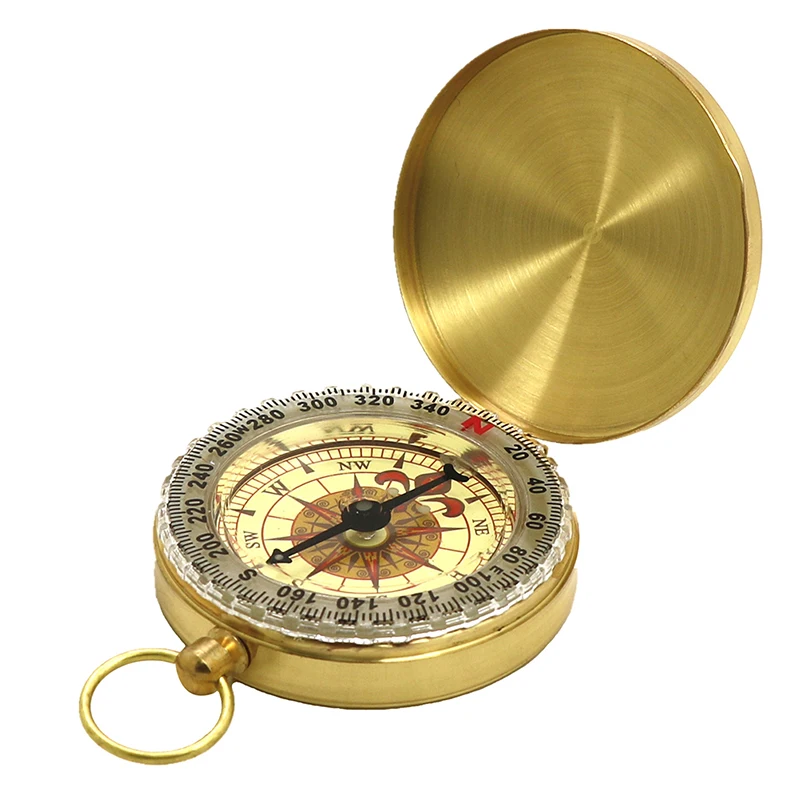 Copper Flip Pocket Watch Compass Camping Hiking Pocket Brass Golden Compass Portable Compass Navigation For Outdoor Activities
Copper Flip Pocket Watch Compass Camping Hiking Pocket Brass Golden Compass Portable Compass Navigation For Outdoor Activities
