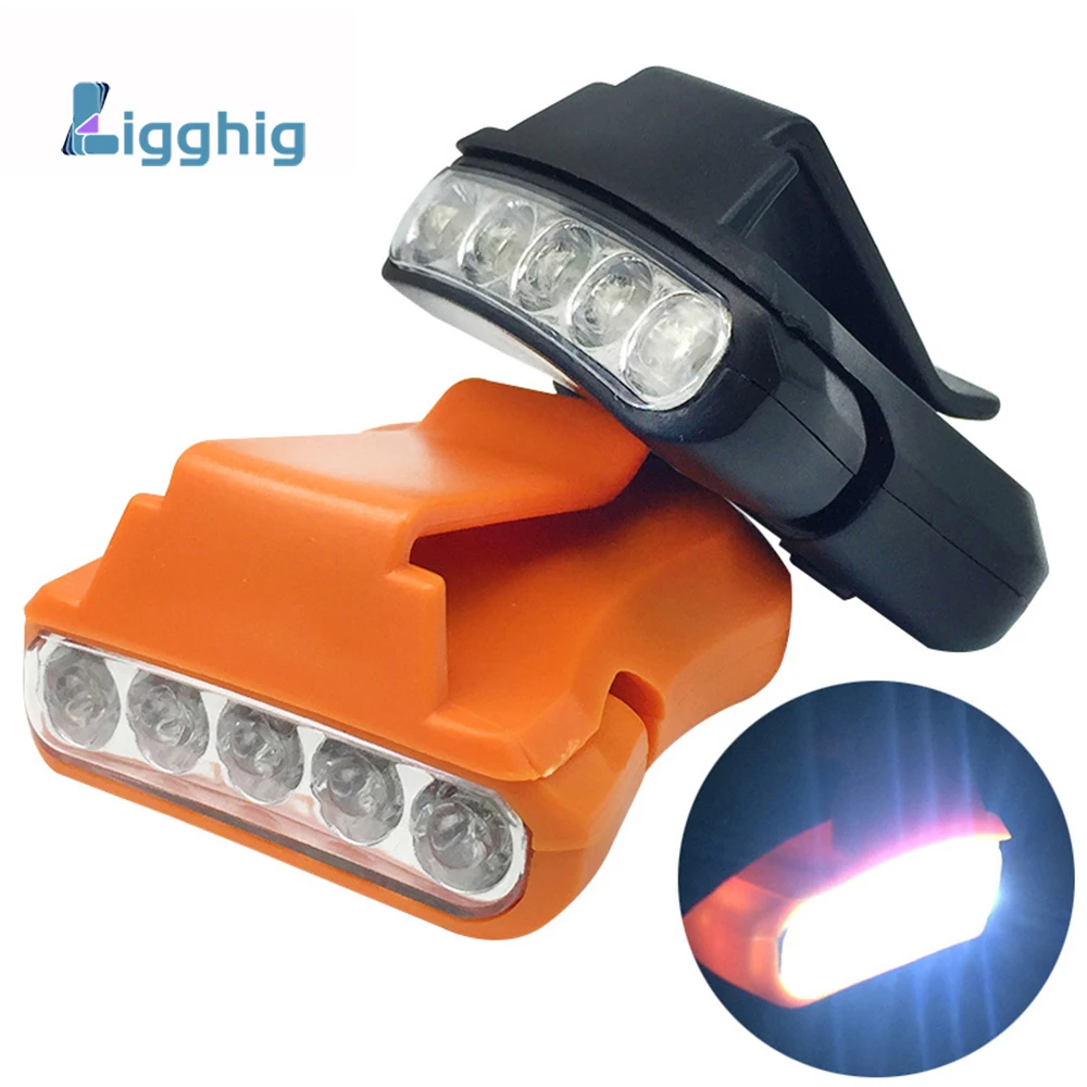 Налобный фонарь с клипсой, 5 светодиодов, для рыбалки, кемпинга, охоты 
Налобный фонарь с клипсой, 5 светодиодов, для рыбалки, кемпинга, охоты