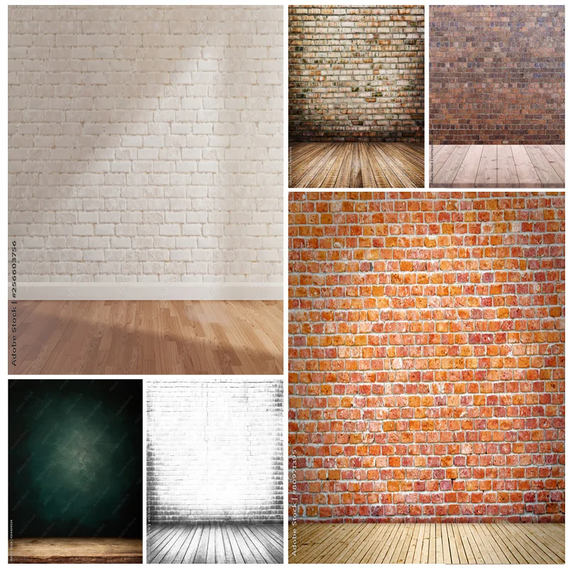 Vintage Brick Wall Wood Floor Photography Backdrops Portrait Photo Background Studio Prop 211218 ZXX-06
Vintage Brick Wall Wood Floor Photography Backdrops Portrait Photo Background Studio Prop 211218 ZXX-06