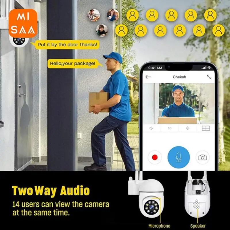 Surveillance Cameras Wireless Wifi 720p Motion Detection Cctv Real-time Security Protection Camera Ip Camera Outdoor Hd 2.4g
Surveillance Cameras Wireless Wifi 720p Motion Detection Cctv Real-time Security Protection Camera Ip Camera Outdoor Hd 2.4g