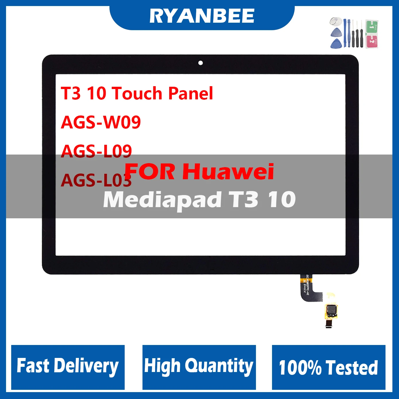 Оригинальная сенсорная панель 9,6 дюйма для Huawei MediaPad T3 10 T3-10 AGS-L03 AGS-L09 AGS-W09 T3, сенсорный экран, переднее стекло, дигитайзер
Оригинальная сенсорная панель 9,6 дюйма для Huawei MediaPad T3 10 T3-10 AGS-L03 AGS-L09 AGS-W09 T3, сенсорный экран, переднее стекло, дигитайзер