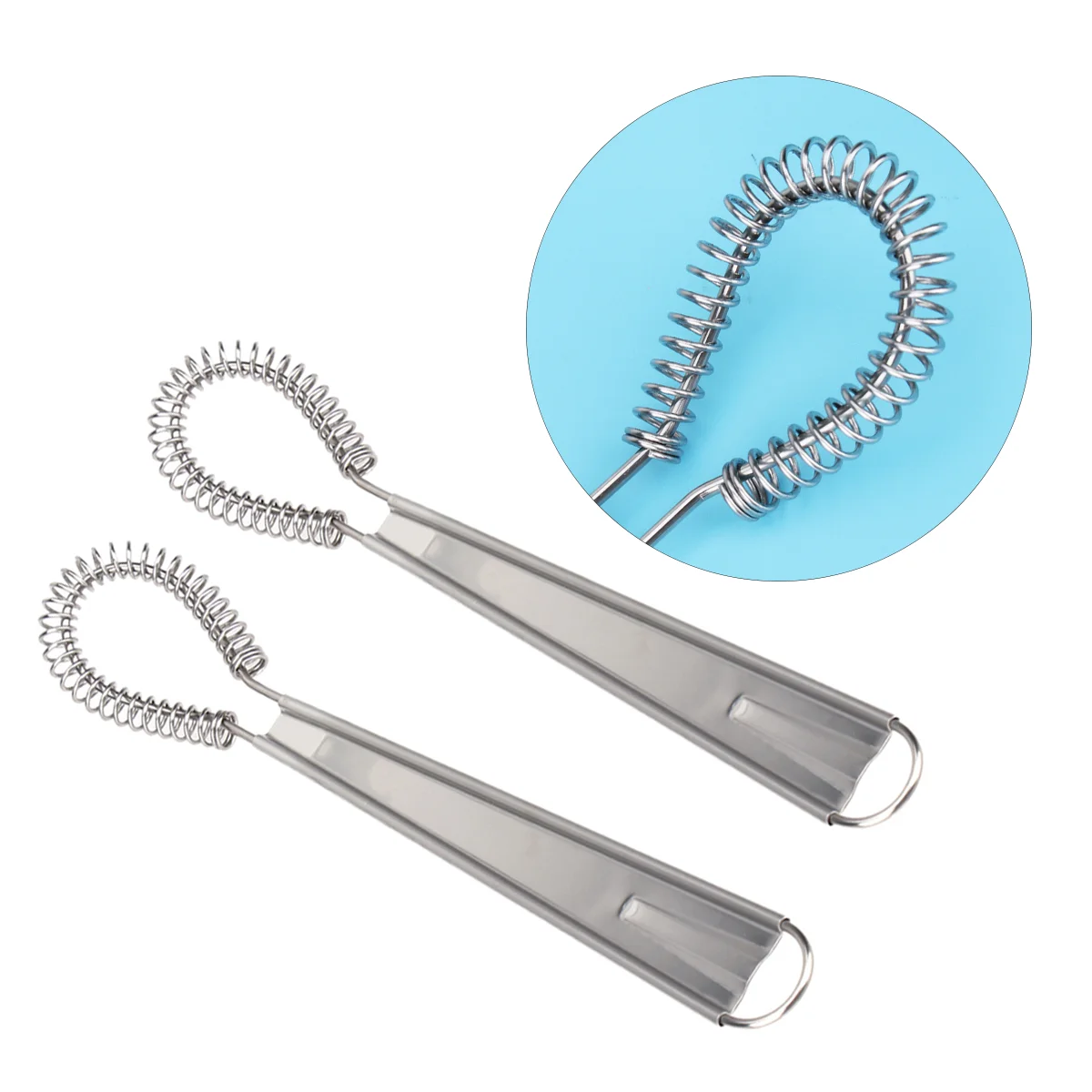 2 Pcs Semi Automatic Whisk Stainless Steel Eggbeater Tool Whisk Handheld Mixer Kitchen Hand Mixer Cream Stirrer
2 Pcs Semi Automatic Whisk Stainless Steel Eggbeater Tool Whisk Handheld Mixer Kitchen Hand Mixer Cream Stirrer