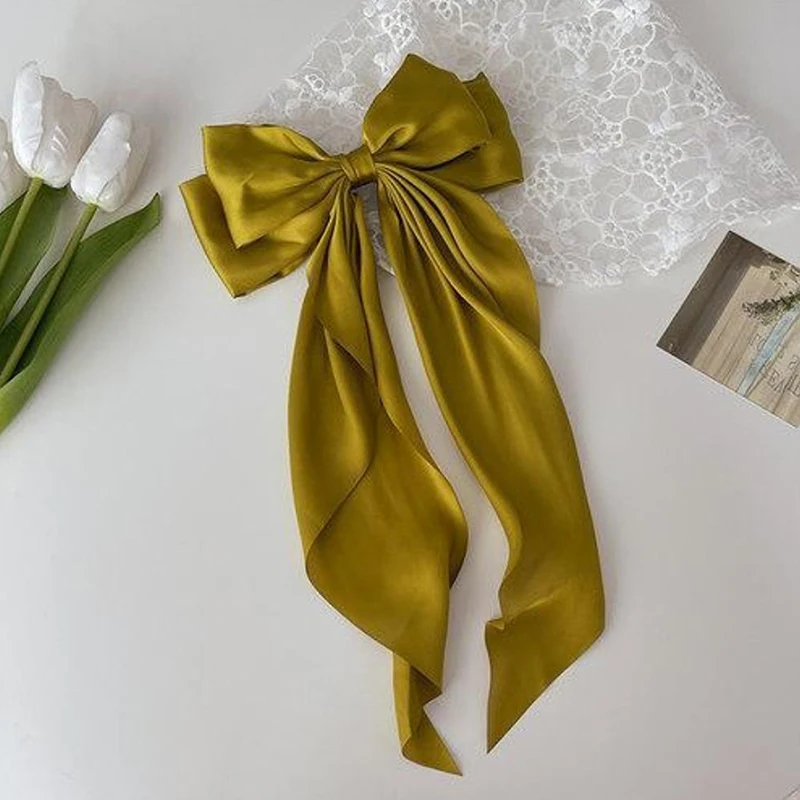 High Quatity Solid Color Big Bow Hairpins For Girl Popular Hair Clip For Women Sweet Hairgrip Hair Temperamen Accessories
High Quatity Solid Color Big Bow Hairpins For Girl Popular Hair Clip For Women Sweet Hairgrip Hair Temperamen Accessories