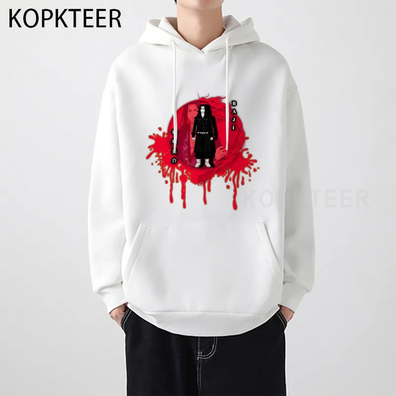 Baji Tokyo Revengers Fleece Sweatshirt Mens And Womens Retro Oversize Casual Hoodies Harajuku High Street Pullover Hoody 2022 
Baji Tokyo Revengers Fleece Sweatshirt Mens And Womens Retro Oversize Casual Hoodies Harajuku High Street Pullover Hoody 2022