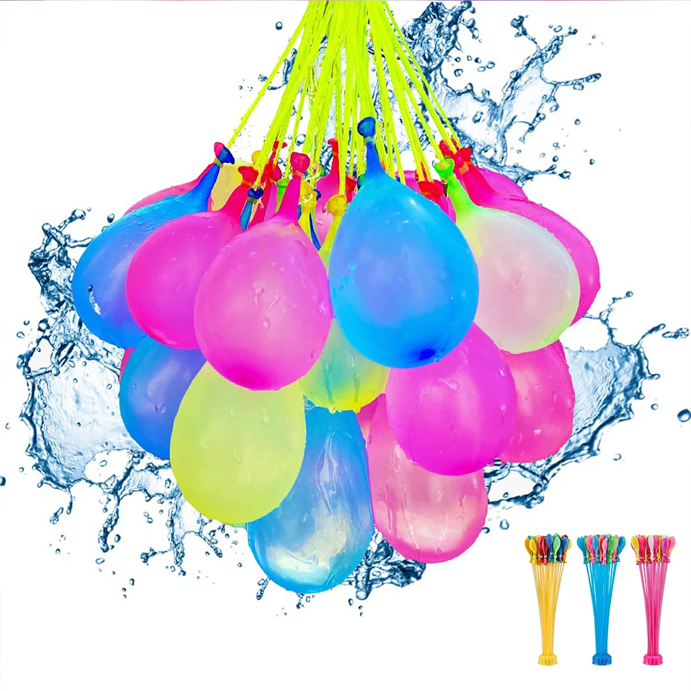 111PCS Water Bombs Balloons Funny Toys Children Game Summer Beach Party Outdoor Filling Water Balloon Bombs Toys for Kids
111PCS Water Bombs Balloons Funny Toys Children Game Summer Beach Party Outdoor Filling Water Balloon Bombs Toys for Kids