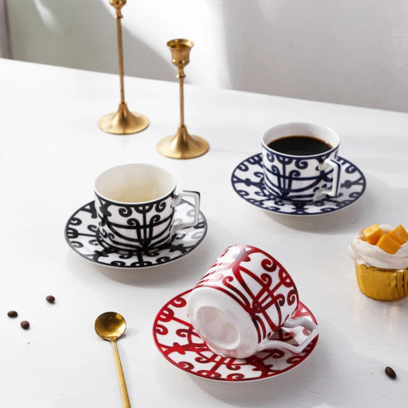 French Ceramic Coffee Cup and Saucer Set Home Coffee Mug and Plate Set Vintage Ceramic Milk Jug Coffee Pot Cup Set Bone China
French Ceramic Coffee Cup and Saucer Set Home Coffee Mug and Plate Set Vintage Ceramic Milk Jug Coffee Pot Cup Set Bone China