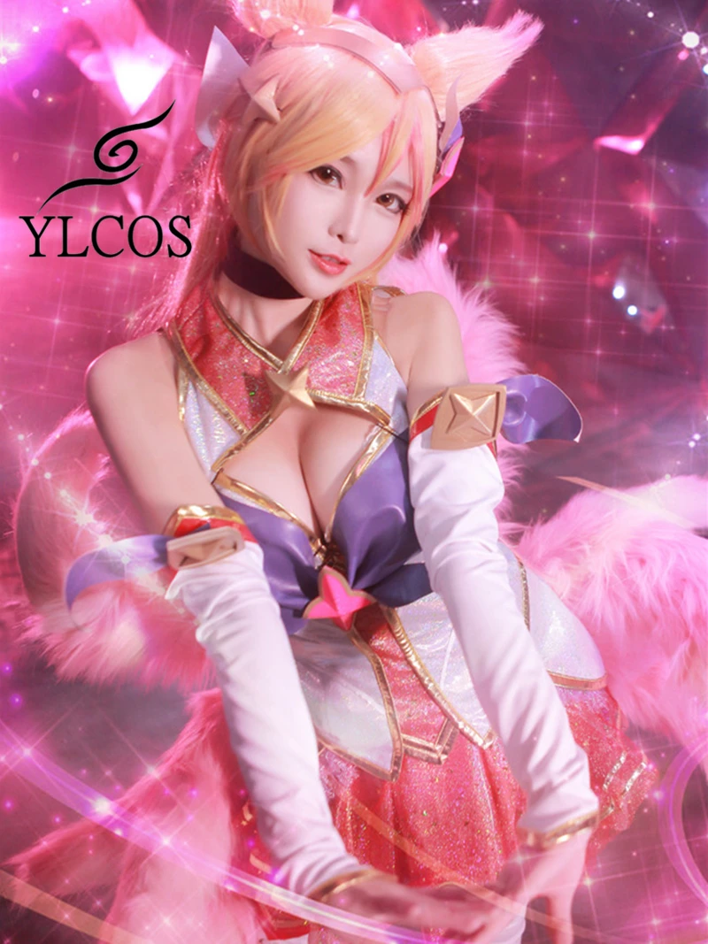 Tailored Hot Game LOL Star Guardian Ahri Soraka Cosplay Costume Halloween Party Dress For Women Girl Suit
Tailored Hot Game LOL Star Guardian Ahri Soraka Cosplay Costume Halloween Party Dress For Women Girl Suit