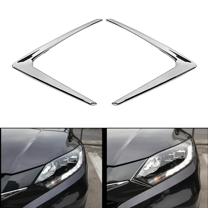 Chrome Head Light Front Lamp Triple-Cornered Trim Cover Molding Styling Bezel Lid Garnish For Honda Hrv Vezel 2014-2019
Chrome Head Light Front Lamp Triple-Cornered Trim Cover Molding Styling Bezel Lid Garnish For Honda Hrv Vezel 2014-2019
