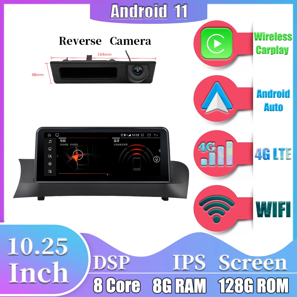 Автомагнитола на Android 11, мультимедийный видеоплеер 10,25 дюйма с GPS, Bluetooth, для BMW X3, F25/X4, F26, 2011-2017, CIC NBT
Автомагнитола на Android 11, мультимедийный видеоплеер 10,25 дюйма с GPS, Bluetooth, для BMW X3, F25/X4, F26, 2011-2017, CIC NBT