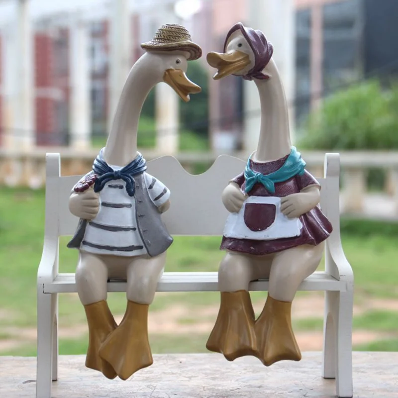 Funny Resin Couple Duck Statue Crafts Desktop Animal Sculpture Decor for Home Office Living Room Garden Courtyard Yard Ornaments
Funny Resin Couple Duck Statue Crafts Desktop Animal Sculpture Decor for Home Office Living Room Garden Courtyard Yard Ornaments